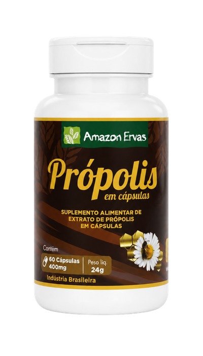 Própolis 60 cápsulas 400 mg