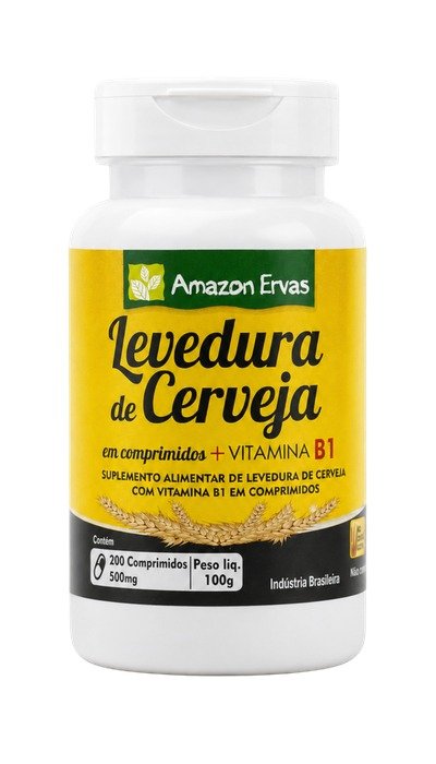 Levedura De Cerveja 200 comprimidos De 500 mg