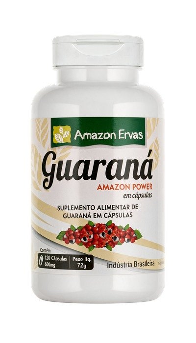 Guarana Amazon Power 120 cápsulas 600 mg