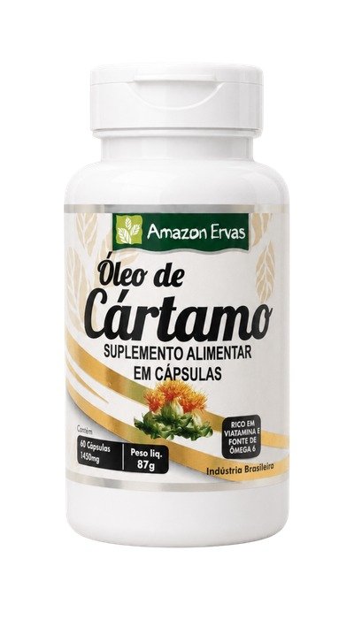 Óleo De Cártamo 60 cápsulas 1000 mg