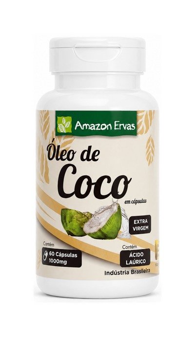 Óleo De Coco 60 Cap. 1000 g