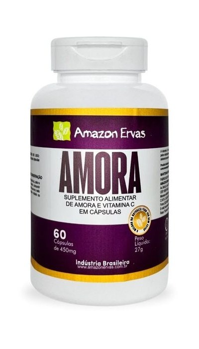 Amora Com Vitamina C 60 cápsulas 450 mg