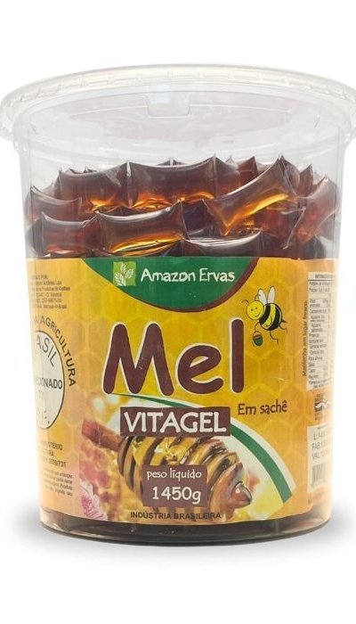 Mel Vitagel em Sachê — Pote 1450 g