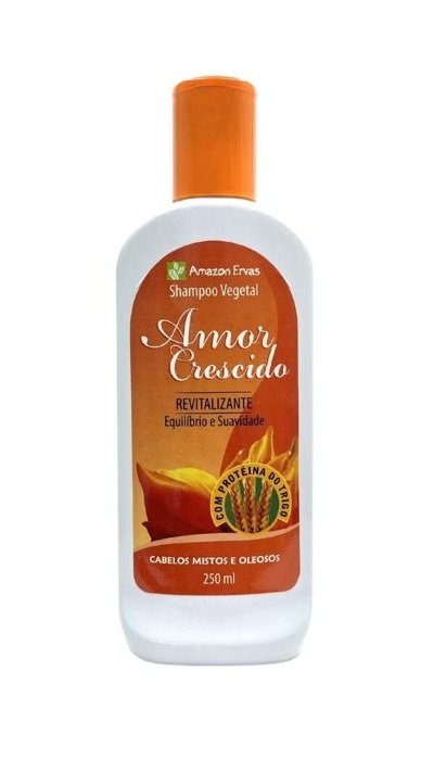 Shampoo Amor Crescido Proteína do Trigo