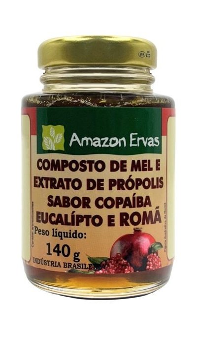 Composto de Mel sabor Copaíba, Eucalipto e Romã