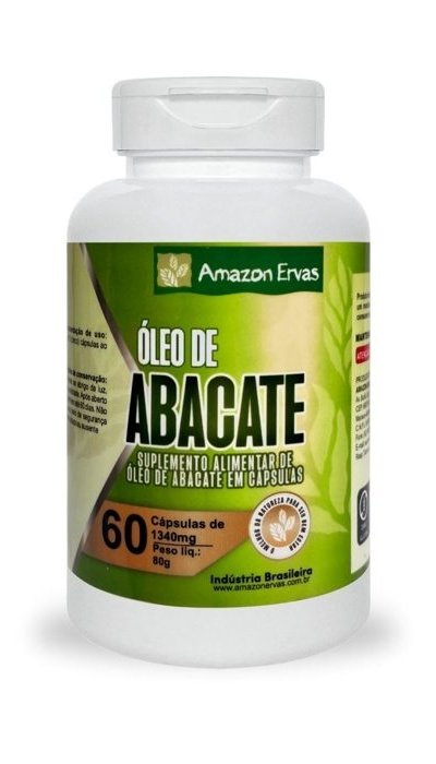 Óleo De Abacate 60 cápsulas 1340 mg