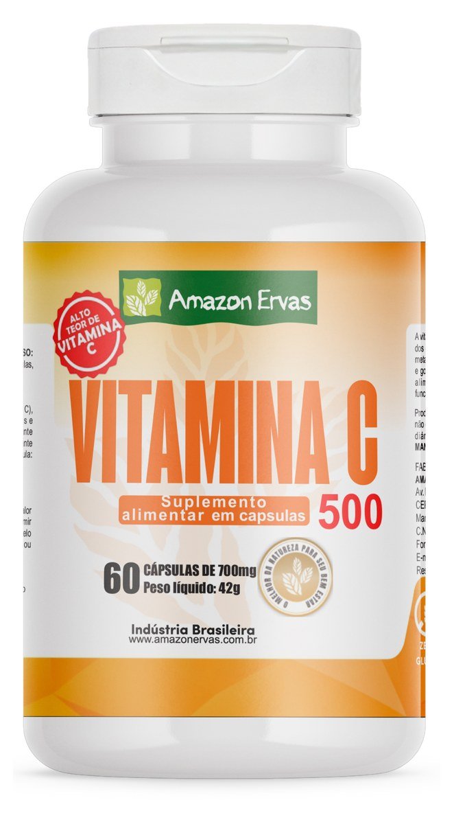 Vitamina C 60 cápsulas 700 mg