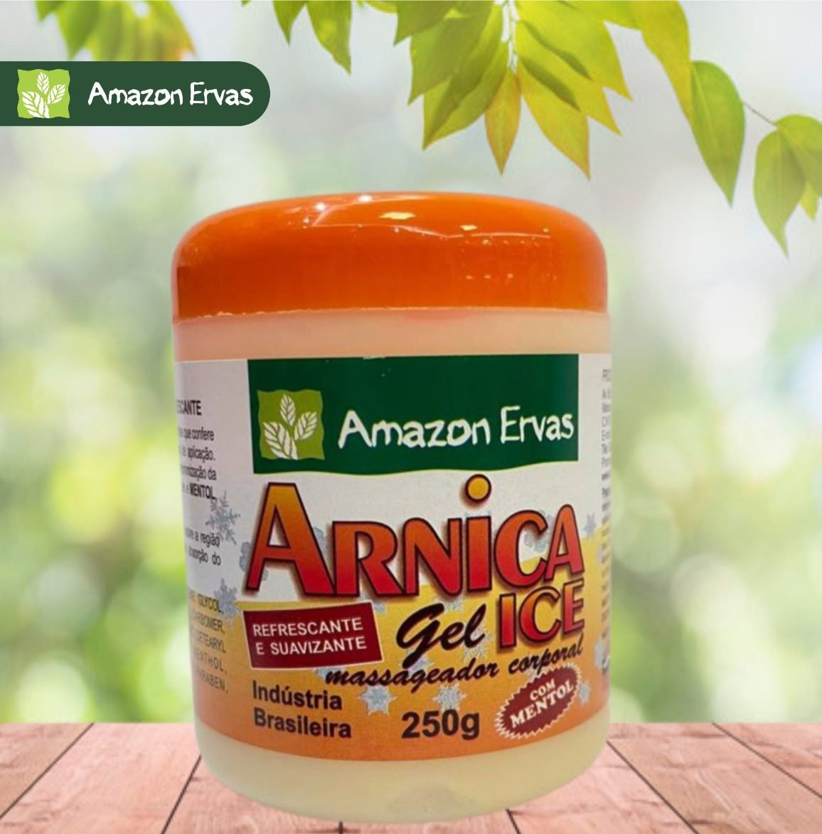 Amazon Ervas Arnica Ice Gel Massageador C G