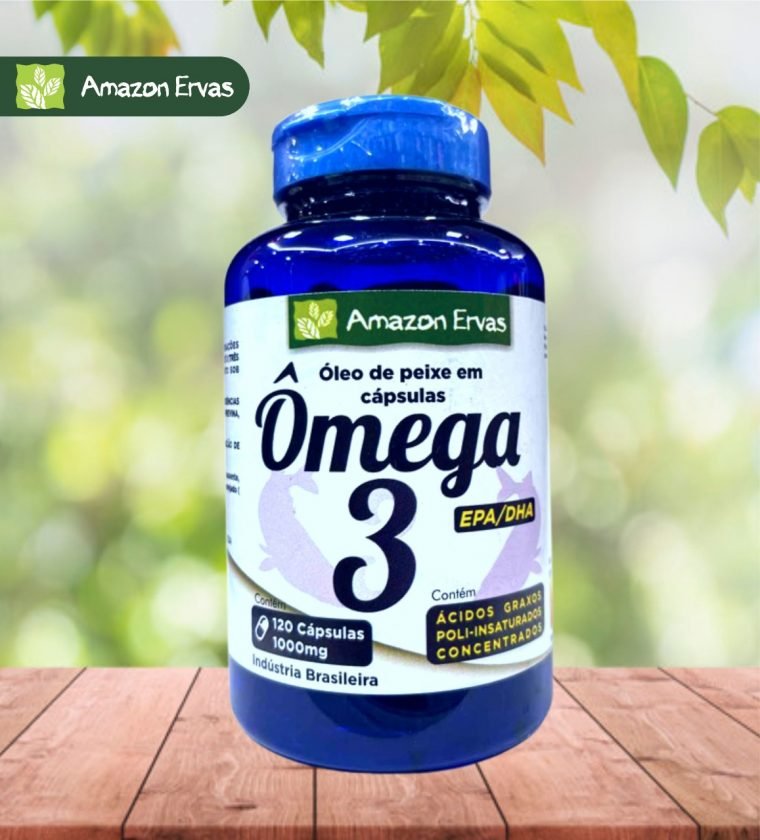 Amazon Ervas ÔMEGA 3 MEGA EPA C/120 CAPSULAS 1000MG