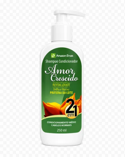 Shampoo 2 em 1 amor crescido cabelos normais (prot. do leite) 250ml